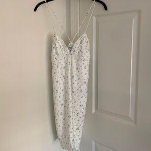 White floral dress